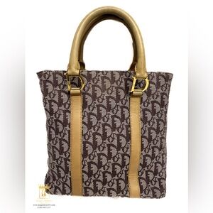CHRISTIAN DIOR VINTAGE MONOGRAM TOTE BAG